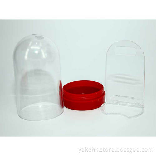 Newest round clear pvc plastic box for watches